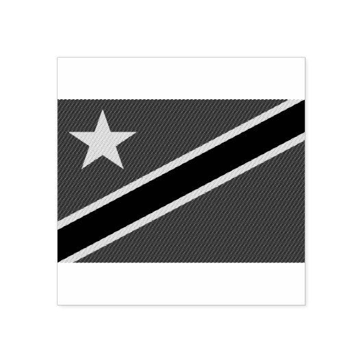 Democratische Republiek Congo Wood Art Stamp Rubberstempel (Afrduk)