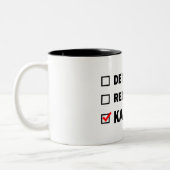 Democratische Republikein Kayaker Tweekleurige Koffiemok (Links)