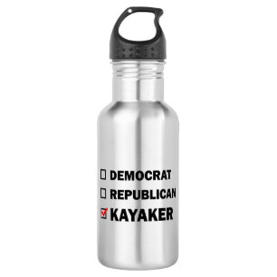 Democratische Republikein Kayaker Waterfles