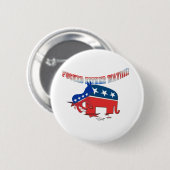 Democratische Republikein Ronde Button 5,7 Cm (Voorkant /achterkant)