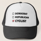 Democratische Republikeinse fietser Trucker Pet (Voorkant)