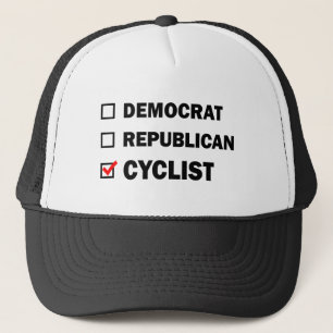 Democratische Republikeinse fietser Trucker Pet