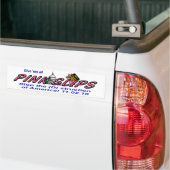 democratische roze slips bumpersticker (Op Truck)