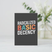 Democratische samenleving geradicaliseerd door bas kaart (Staand voorkant)