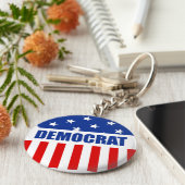 Democratische Sleutelhanger (Zijkant)