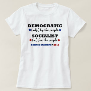 Democratische Socialist Bernie Sanders T-shirt