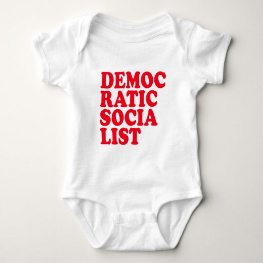 Democratische socialist romper (Voorkant)