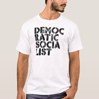 Democratische socialist t-shirt