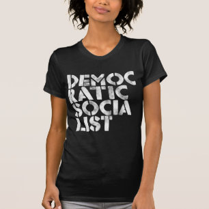 Democratische socialist t-shirt