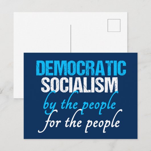 Democratische Socialistische Democratie Definitie  Briefkaart (Voorkant / Achterkant)