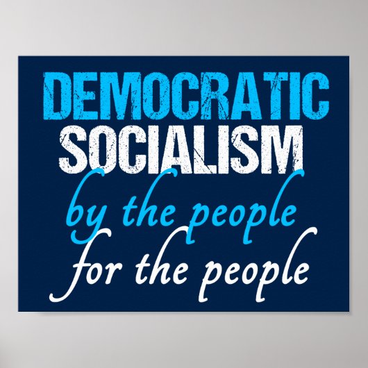 Democratische Socialistische Democratie Definitie Poster (Voorkant)