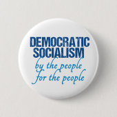 Democratische Socialistische Democratische Sociali Ronde Button 5,7 Cm (Voorkant)