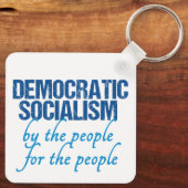 Democratische Socialistische Democratische Sociali Sleutelhanger (Achterkant)
