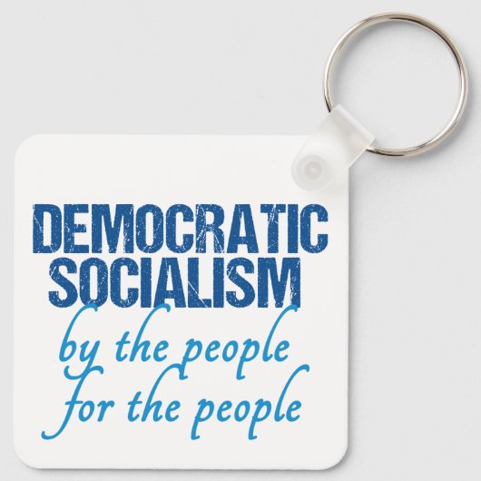 Democratische Socialistische Democratische Sociali Sleutelhanger (Achterkant)