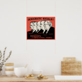 Democratische Socialistische Presidenten Poster (Keuken)