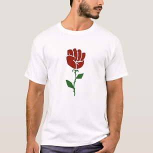 Democratische Socialistische Roos T-shirt
