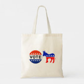 Democratische stemtas tote bag (Achterkant)