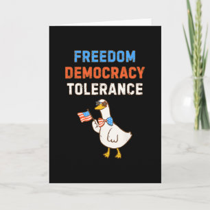 Democratische Tolerantie Anti Trump 4 juli Onafhan Kaart