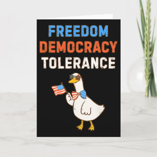 Democratische Tolerantie Anti Trump Juli Vier Onaf Kaart