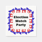 Democratische verkiezingswaarnemingspartij servet (Voorkant)