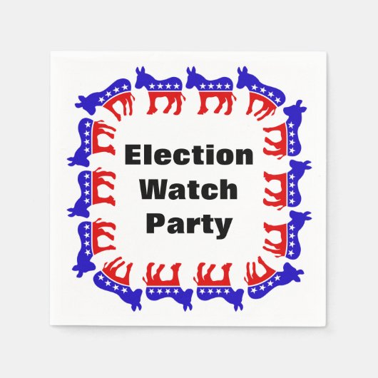 Democratische verkiezingswaarnemingspartij servet (Voorkant)