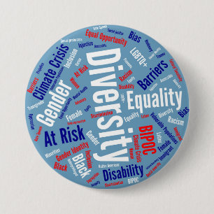 Democratische woorden Button