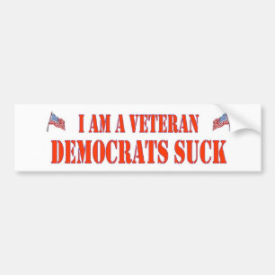 DEMOCRATS SUCK BUMPERSTICKER