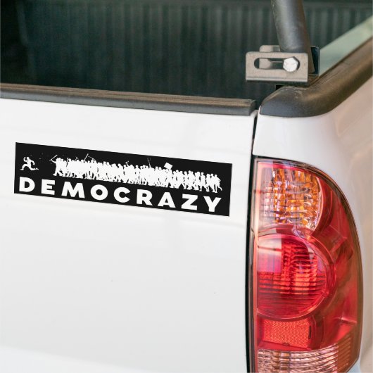 Democrazy Bumpersticker (Op Truck)