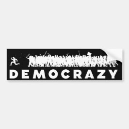Democrazy Bumpersticker