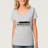 Democrrazy T-shirt (Voorkant)
