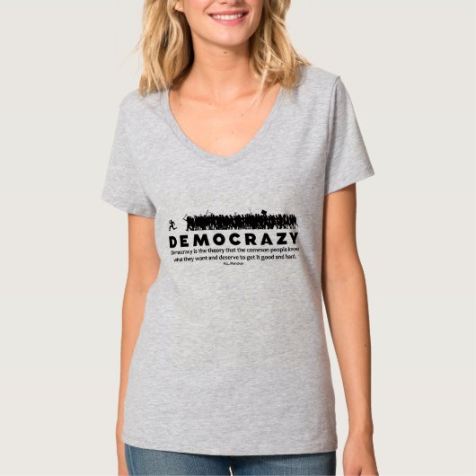 Democrrazy T-shirt (Voorkant)
