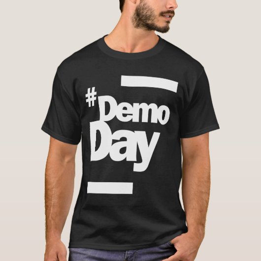 Demodag - Hashtag Demoday T-shirt (Voorkant)