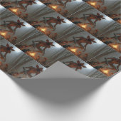 Demogorgon Creatures Around a Campfire Cadeaupapier (Hoek)