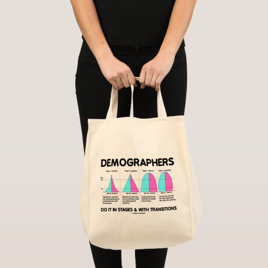 Demografen doen het in fasen en met overgangen tote bag (Voorkant (product))