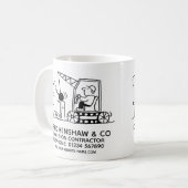 Demolition Contractor Promotion Coffee Mok (Voorkant links)