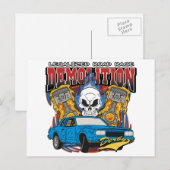 Demolition Derby Briefkaart (Voorkant / Achterkant)