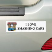 Demolition Derby Bumpersticker (Op auto)