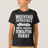 Demolition Derby Crashing Auto's Vernietiging Week T-shirt (Voorkant)
