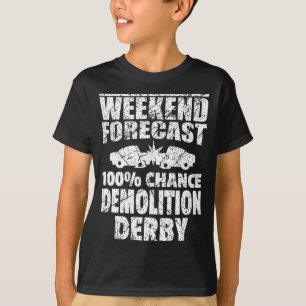 Demolition Derby Crashing Auto's Vernietiging Week T-shirt