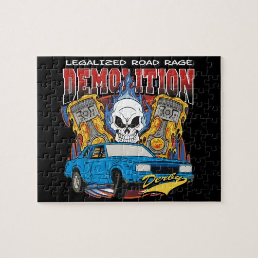 Demolition Derby Legpuzzel (Horizontaal)
