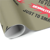 Demolition Derby Smash Your Car Cadeaupapier (Rol Hoek)