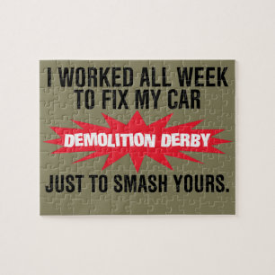 Demolition Derby Smash Your Car Legpuzzel