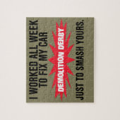 Demolition Derby Smash Your Car Legpuzzel (Verticaal)