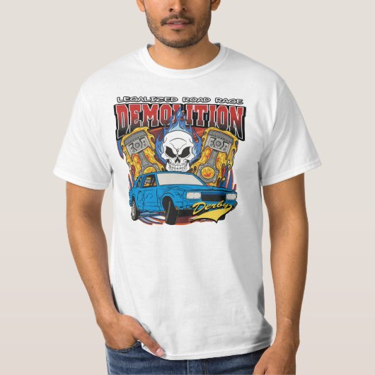 Demolition Derby T-shirt (Voorkant)