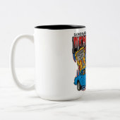 Demolition Derby Tweekleurige Koffiemok (Links)