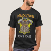 Demolition Hair Dont Care Viking met helmbaard T-shirt (Voorkant)