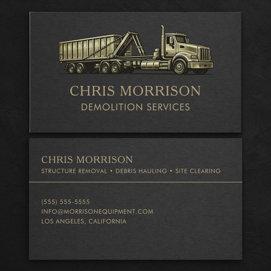 Demolition Services Professional  Visitekaartje