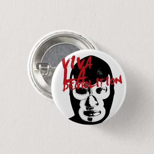 Demolition Wrestle Ronde Button 3,2 Cm (Voorkant /achterkant)