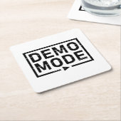 Demomodus Audio V1 Kartonnen Onderzetters (Schuin)