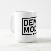 Demomodus Audio V1 Koffiemok (Voorkant links)